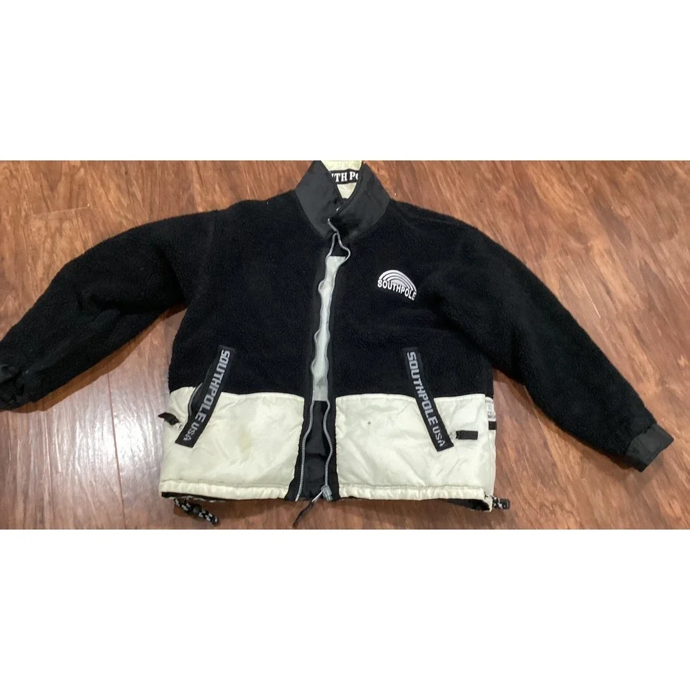 VINTAGE Southpole Jacket Men Puffer Reversible Y2K  Coat Size Large